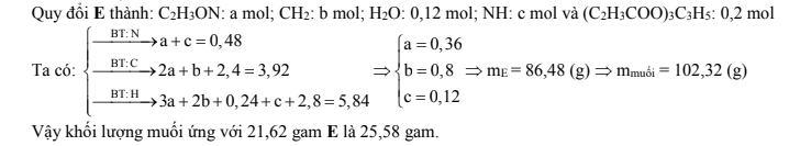 hinh-anh-peptit-x-va-peptit-y-deu-mach-ho-duoc-cau-tao-tu-cac--amino-axit-no-mach-ho-co-1-nhom-cooh-z-la-trieste-cua-glixerol-va-2-axit-thuoc-day-dong-dang-cua-axit-acrylic-dot-chay-hoan-toan-032-mol-hon-hop-e-gom-x-y-z-co-ti-le-mol-tuong-ung-1--2--5-thu-duoc-392-mol-co2-292-mol-h2o-va-024-mol-n2-neu-cho-2162-gam-e-tac-dung-voi-dung-dich-naoh-du-thi-thu-duoc-m-gam-muoi-gia-tri-cua-m-la-3670-0