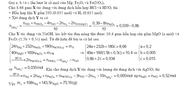 hinh-anh-hoa-tan-hoan-toan-866-gam-hon-hop-x-gom-mg-fe3o4-va-feno32-bang-dung-dich-chua-hon-hop-gom-052-mol-hcl-va-004-mol-hno3-vua-du-thu-duoc-dung-dich-y-va-112-lit-dktc-hon-hop-khi-z-gom-no-va-h2-co-ti-khoi-hoi-doi-voi-h2-la-108-cho-dung-dich-y-tac-dung-voi-mot-luong-vua-du-dung-dich-agno3-thu-duoc-m-gam-ket-tua-va-dung-dich-t-cho-dung-dich-t-tac-dung-voi-mot-luong-vua-du-dung-dich-naoh-loc-ket-tua-nung-den-khoi-luong-khong-doi-thu-duoc-104-gam-chat-ran-cac-phan-ung-xay-ra-hoan-toan-gia-tri-cua-m-3778-0