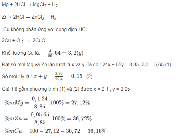 hinh-anh-cho-885-g-hon-hop-mg-cu-va-zn-vao-luong-du-dung-dich-hcl-thu-duoc-336-lit-h2dktc-phan-chat-ran-khong-phan-ung-voi-axit-duoc-rua-sach-roi-dot-chay-trong-oxi-tao-ta-4-g-chat-bot-mau-den-tinh-phan-tram-khoi-luong-cua-tung-kim-loai-trong-hon-hop-3932-0